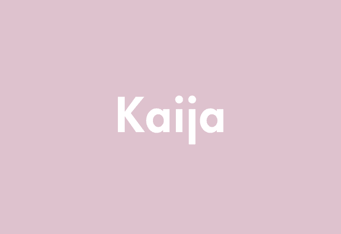 Kaija meaning
