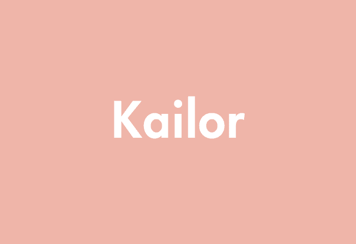Kailor meaning