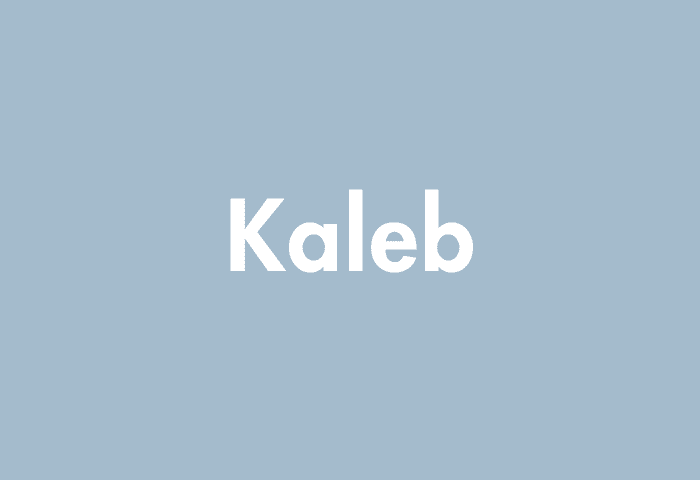 Kaleb meaning