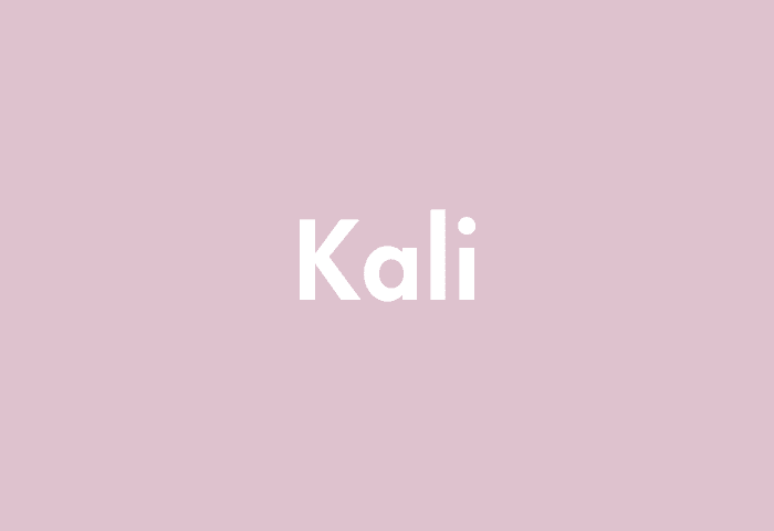 Kali meaning