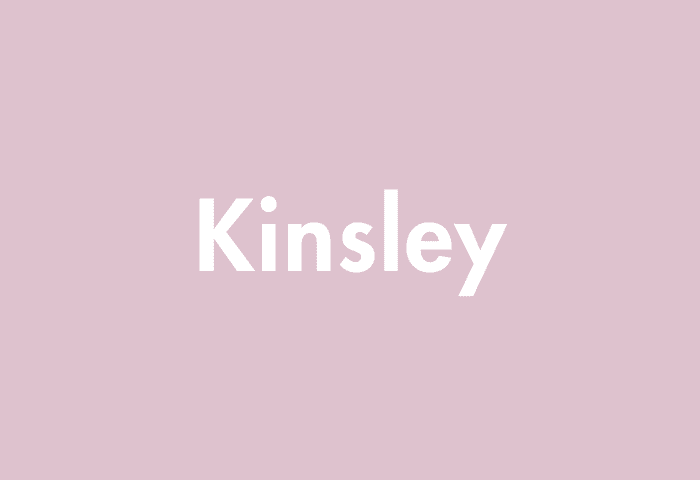Kinsley meaning