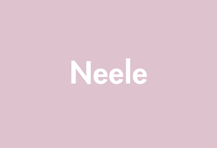 Neele meaning