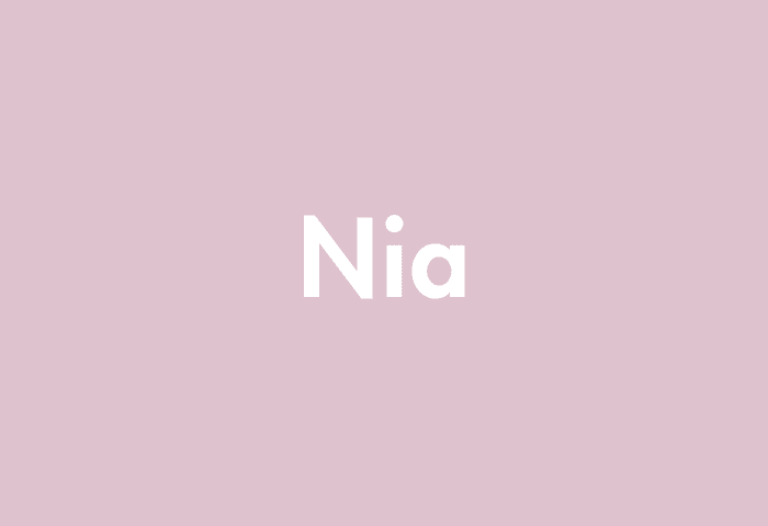 Nia meaning