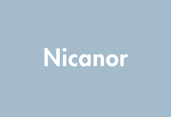 Nicanor meaning