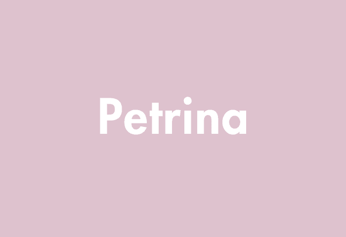 Petrina meaning
