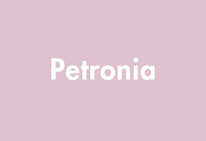 Petronia meaning