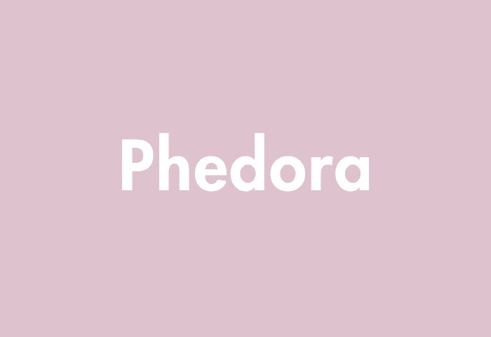 Phedora meaning