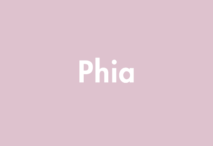 Phia meaning