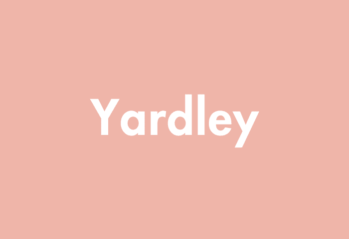 Yardley meaning