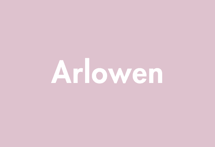 Arlowen meaning