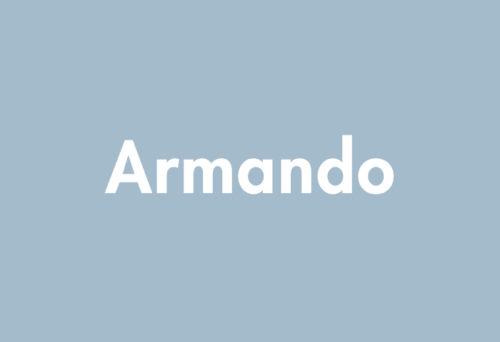 Armando meaning