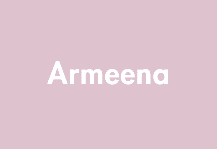 Armeena meaning