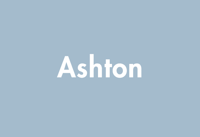 Ashton meaning