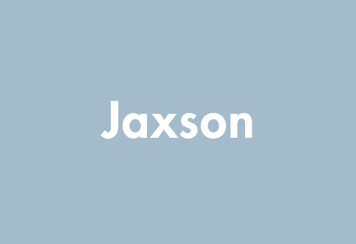 Jaxson meaning