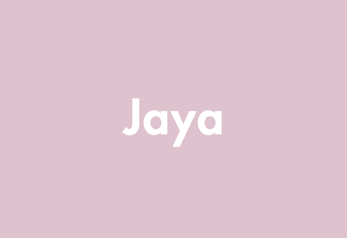 Jaya meaning