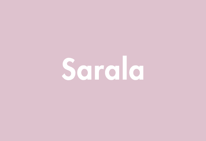 Sarala meaning