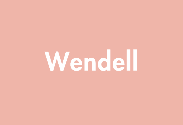 Wendell meaning