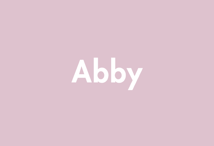 Abby meaning