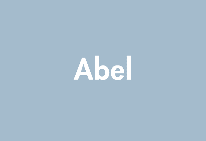 Abel meaning