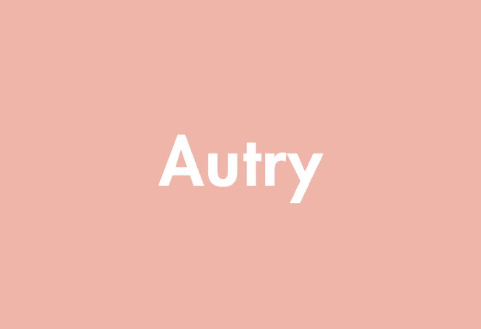 Autry meaning