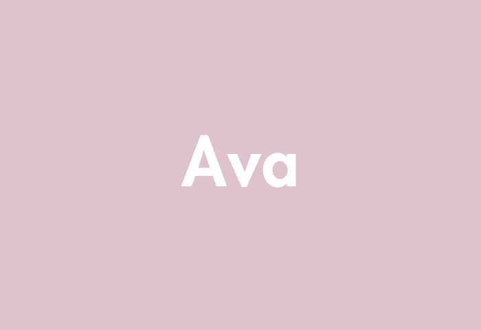Ava meaning