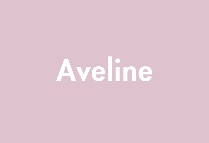 Aveline meaning