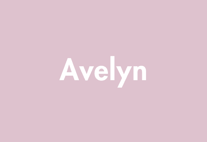 Avelyn meaning