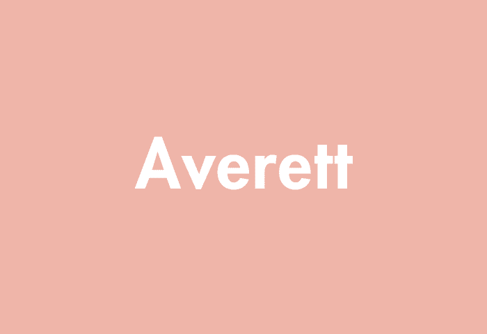 Averett meaning