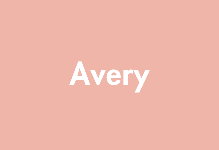 Avery meaning