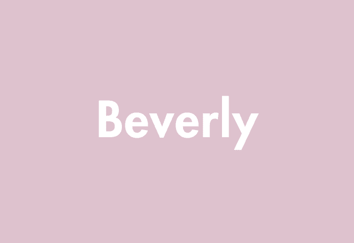 Beverly meaning
