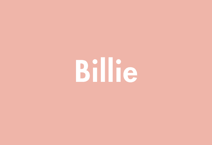 Billie meaning