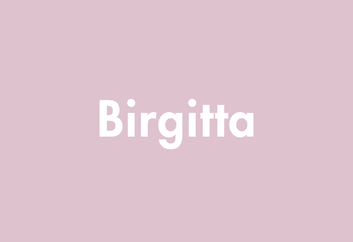 Birgitta meaning