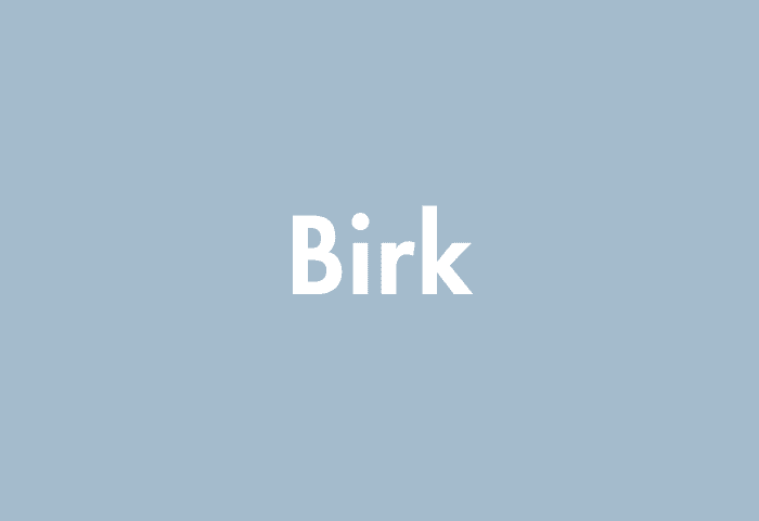 Birk meaning