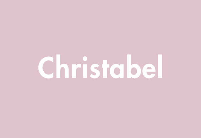 Christabel meaning