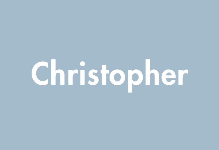 Christopher meaning