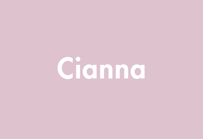 Cianna meaning