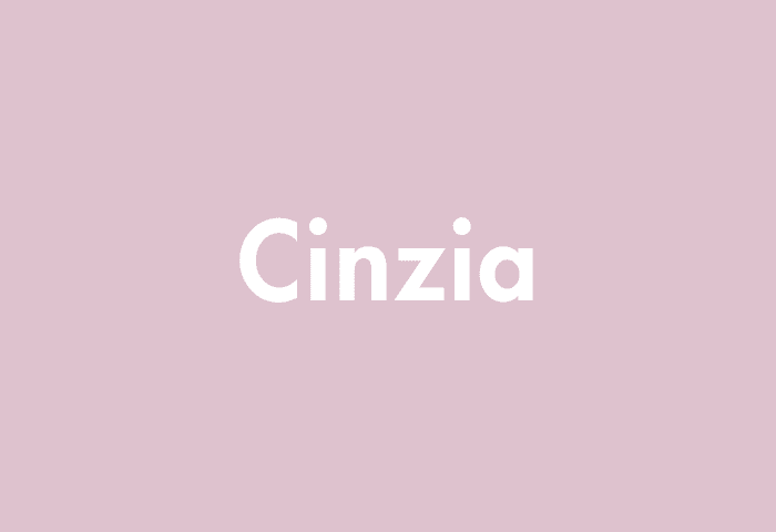 Cinzia meaning