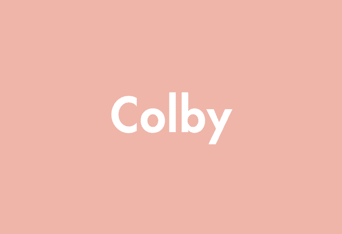 Colby meaning