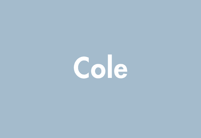 Cole meaning