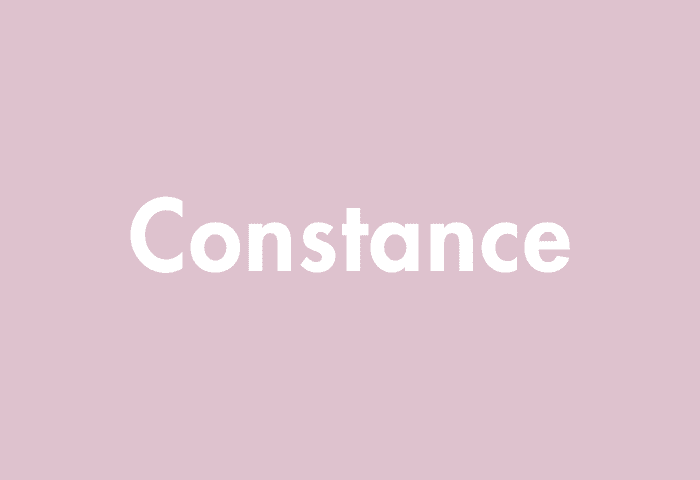 Constance meaning
