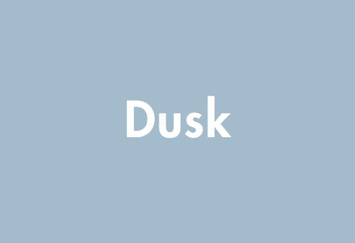 Dusk meaning