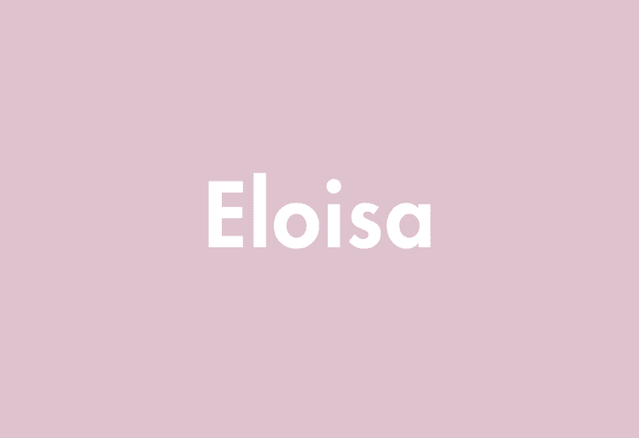 Eloisa meaning