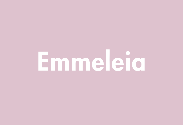 Emmeleia meaning