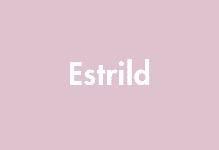 Estrild meaning