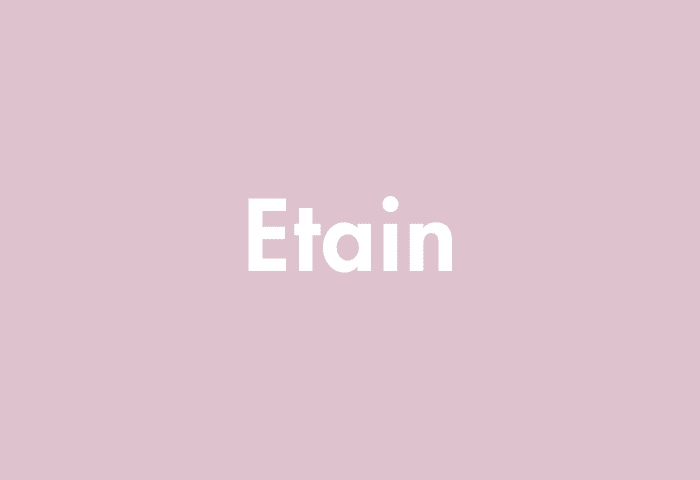 Etain meaning