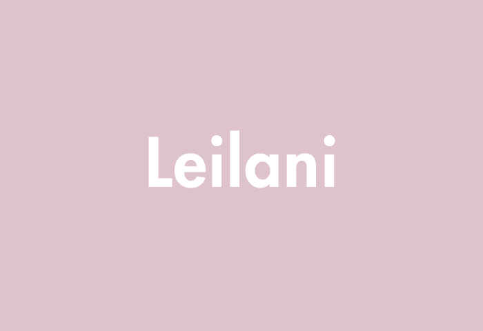 Leilani meaning