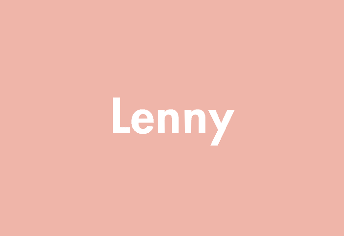 Lenny meaning