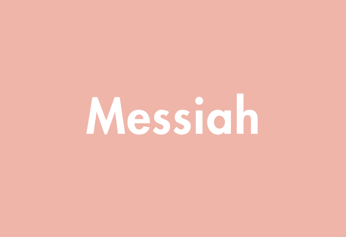 Messiah meaning