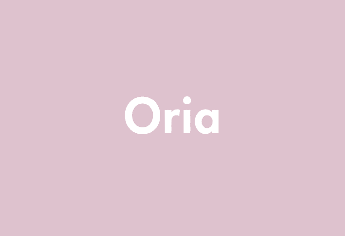 Oria meaning