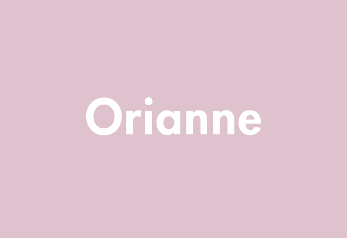 Orianne meaning